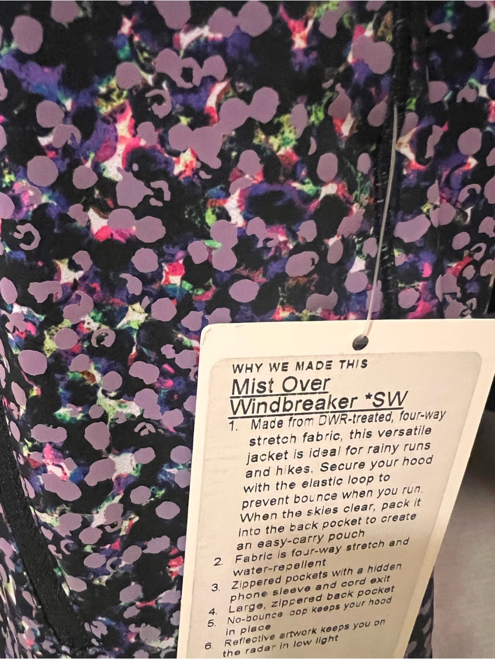 Lululemon Seawheeze Mist Over Windbreaker Jacket *Seawheeze Size 8 - Picture 7 of 7